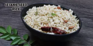 Sesame seeds Rice | Ellu Sadam | South Indian Til Rice
