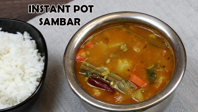 Sambar in instantpot