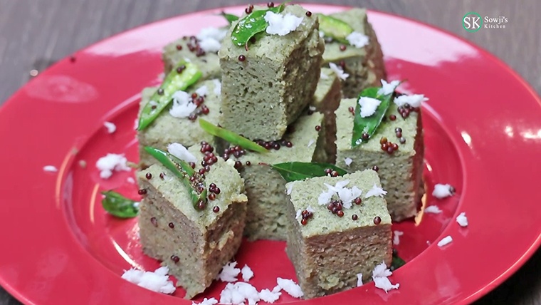 Dhokla is ready to serve