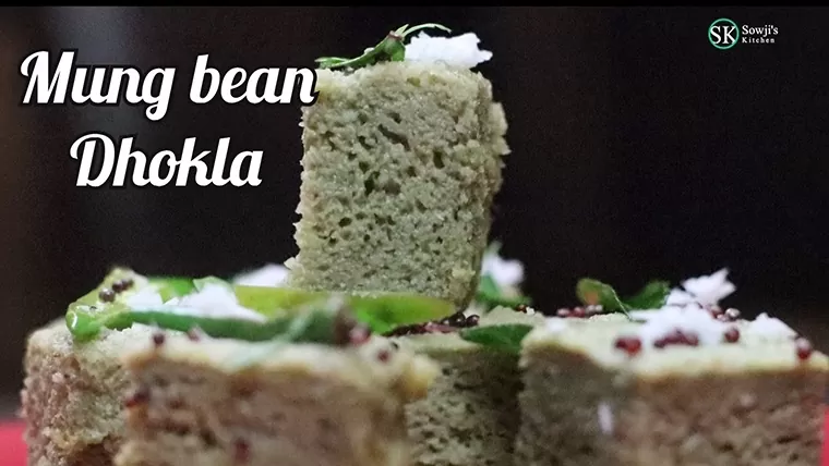 Mung bean dhokla