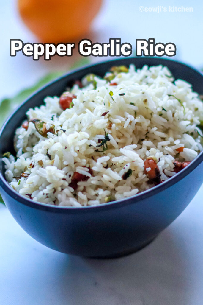 Pepper Garlic Rice