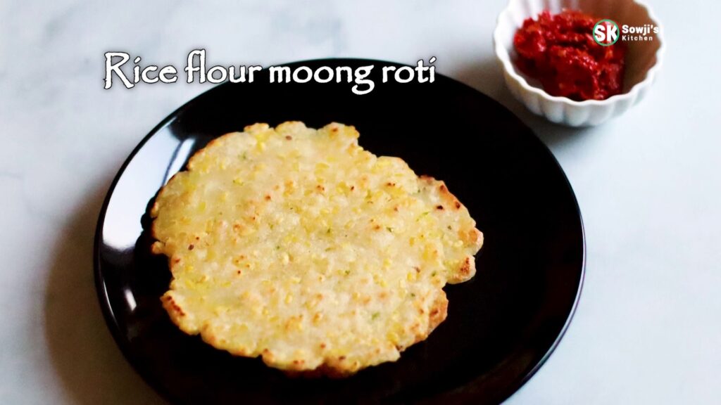 Serve Akki Roti or Akki Rotti or Rice Flour Moong roti with your favorite pickle or chutney
