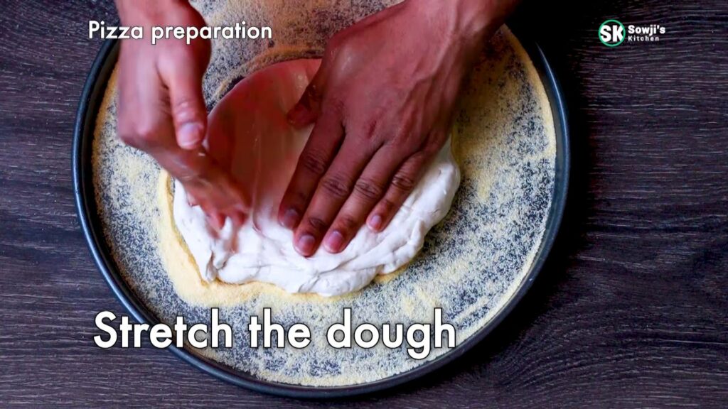 Stretch the dough