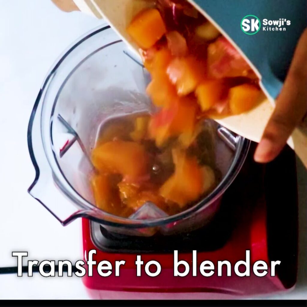 Transfer into blender