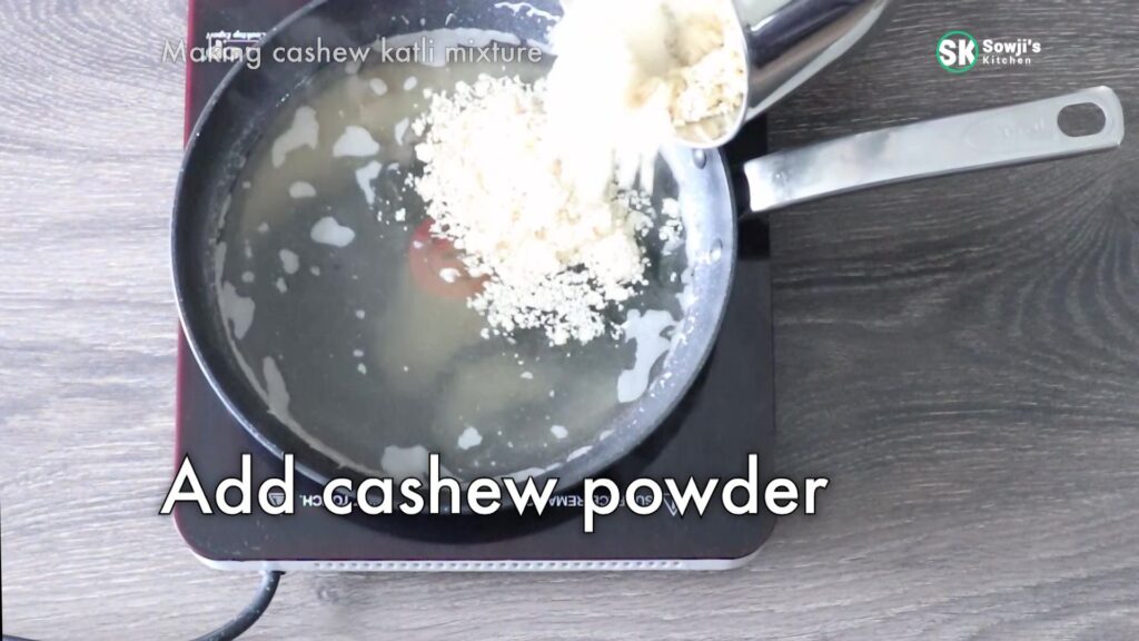 add cashew powder