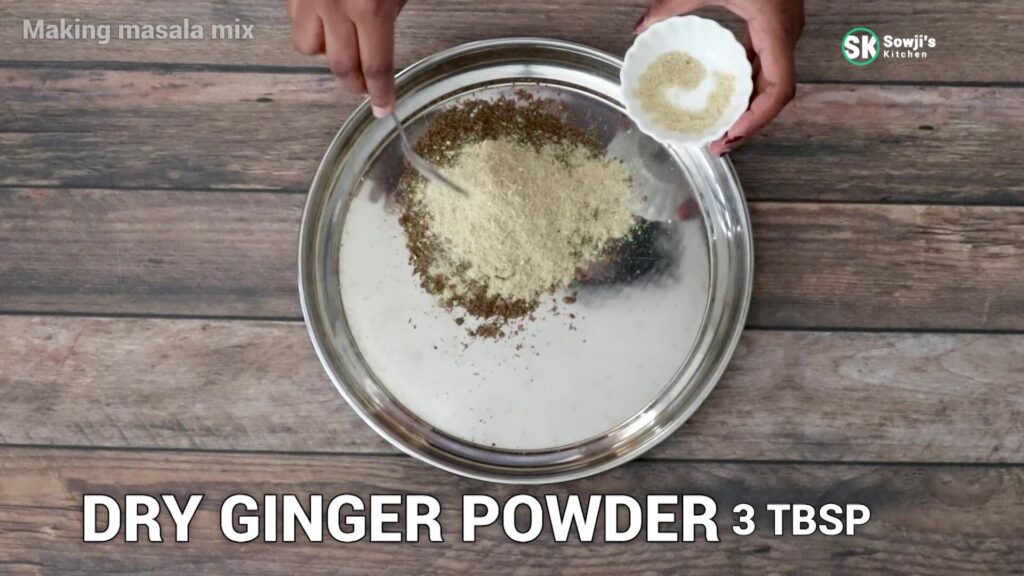 add dry ginger powder