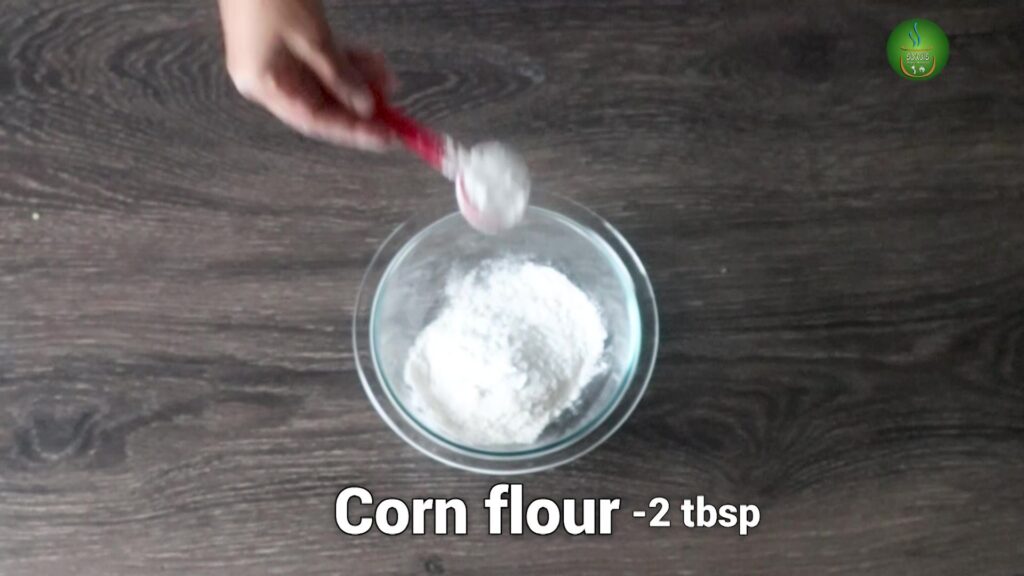 Mix maida and corn flour