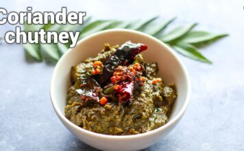 Coriander sweet chutney coriander chutney